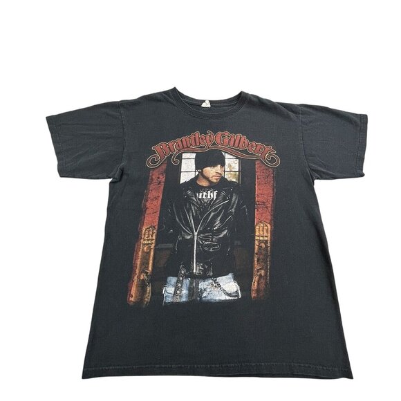 Anvil Other - Brantley Gilbert Men’s Medium Black Country Music Concert Tour T-Shirt 2011